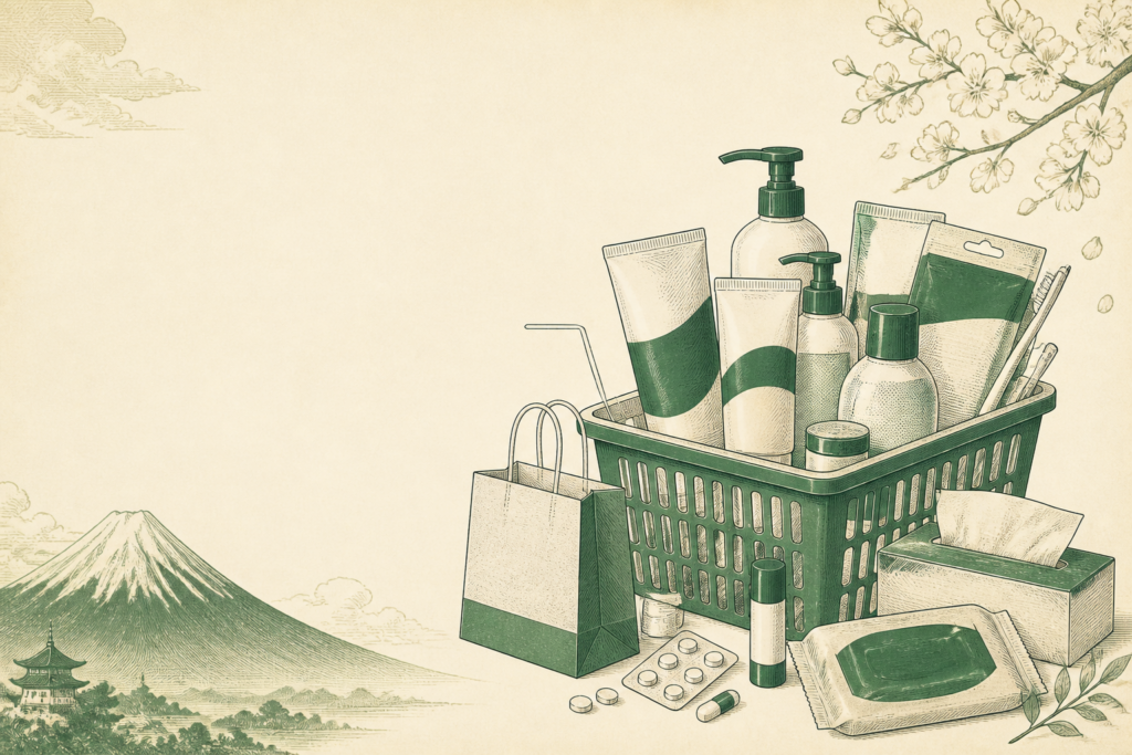 Illustration: Japan Drugstore Shopping List 2026: What to Buy at Matsumoto Kiyoshi, Daikoku, and Don Quijote