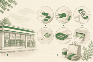 Illustration: How to Pay at 7-Eleven, Lawson, and FamilyMart in Japan (2026 Payment Guide)
