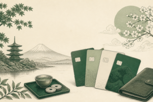Illustration: Travel Money Cards for Japan in 2026: Wise, Revolut, Starling, and Schwab Compared