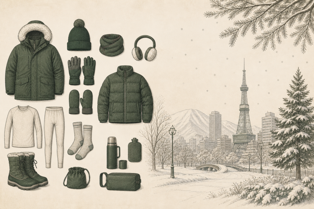 Illustration: Sapporo Winter Packing List: What You Actually Need Below -10°C (2026 Guide)