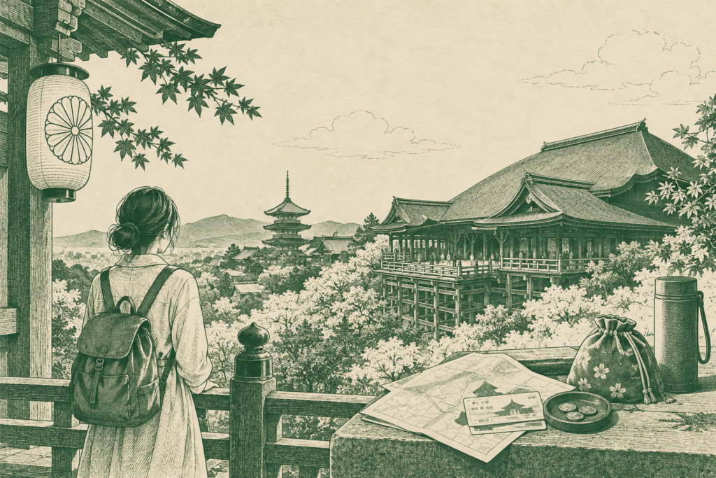 Illustration: The Real Cost of Two Days of Kyoto Temples in 2026