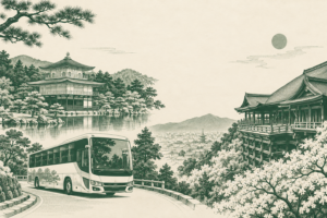 Illustration: Kyoto’s 2026 Bus Changes: The Tourist Express Bus, New Fares, and the Fastest Route to Kiyomizu-dera and Kinkaku-ji