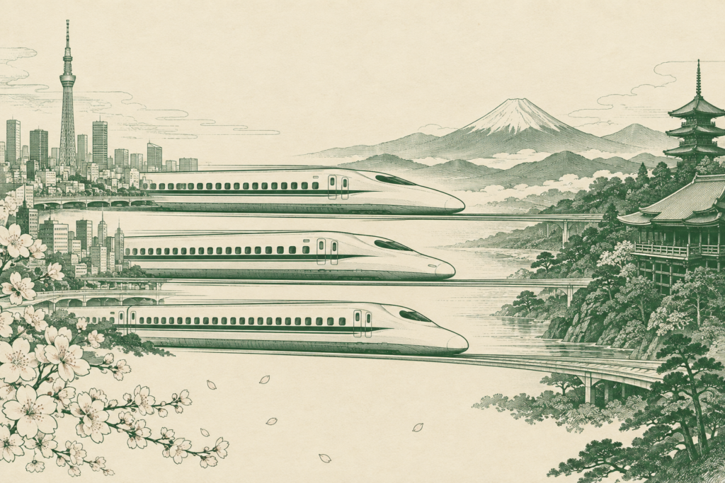 Illustration: Nozomi vs Hikari vs Kodama: Tokyo to Kyoto Shinkansen Fares Compared