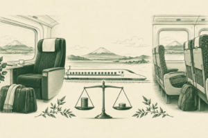 Illustration: Shinkansen Green Car vs Ordinary Car: What It Actually Costs