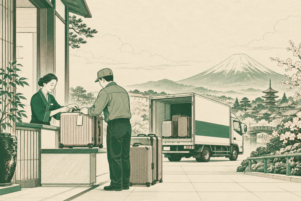 Illustration: Takuhaibin: What Hotel Luggage Forwarding Costs in Japan